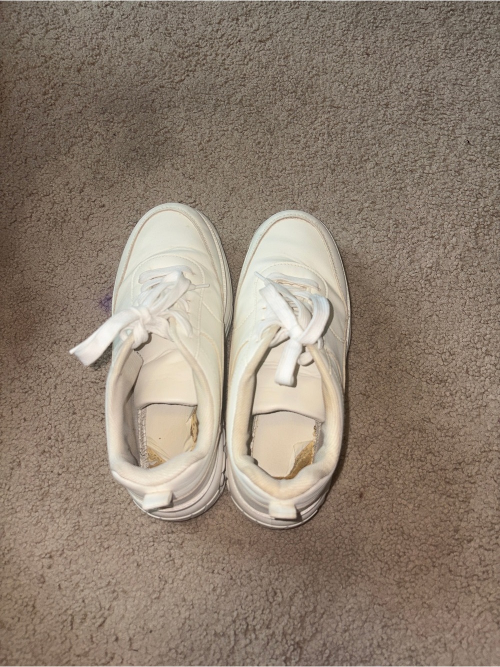 Ardene White Kids Sneakers - Lace-Up Everyday Trainer